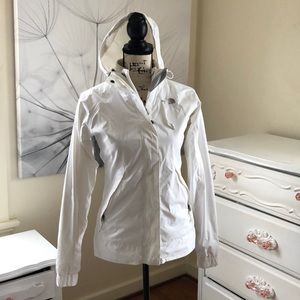 White north face jacket